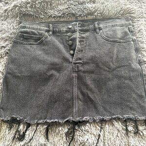 Calvin Klein Jeans  grey denim skirt